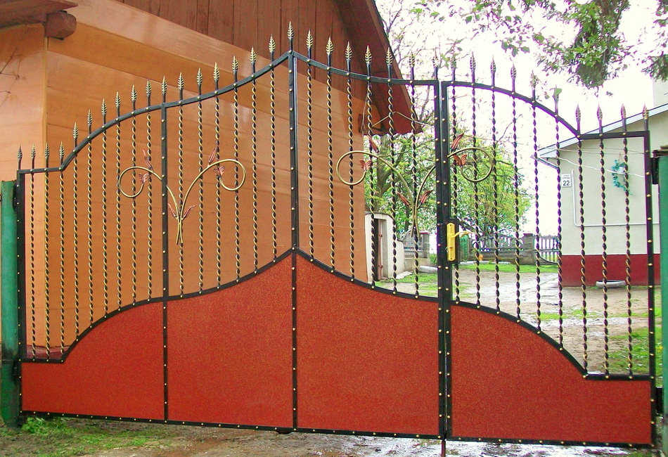 Кованые ворота Крыжополь