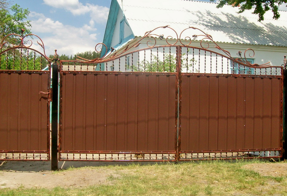 Кованые ворота Ильинцы