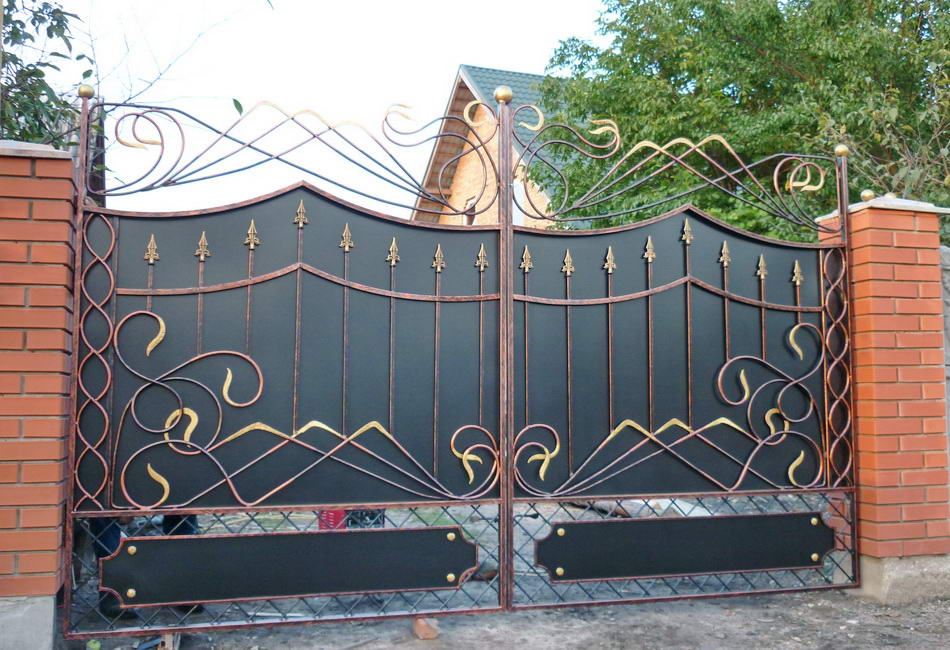 Кованые ворота Берегово
