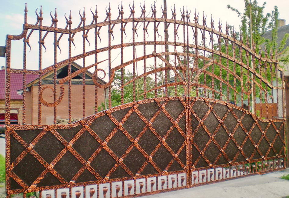 Кованые ворота Ковель