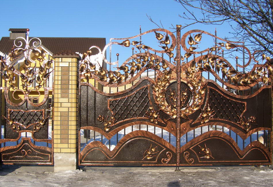 Кованые ворота Луцк