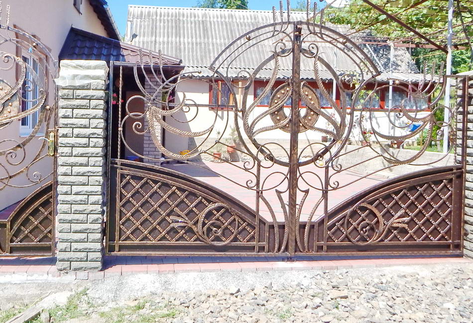 Кованые ворота Никон