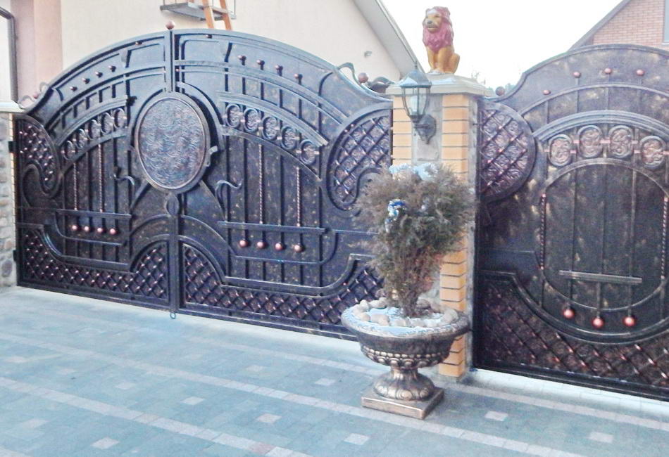 Кованые ворота Полтава