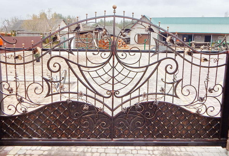 Кованые ворота Сокаль