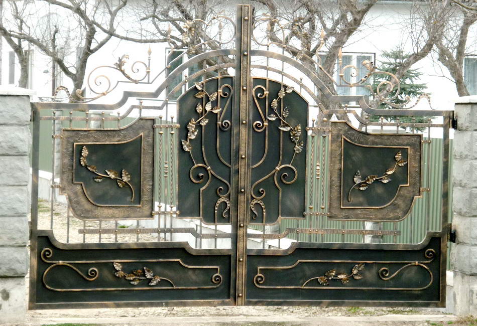 Кованые ворота Тиса