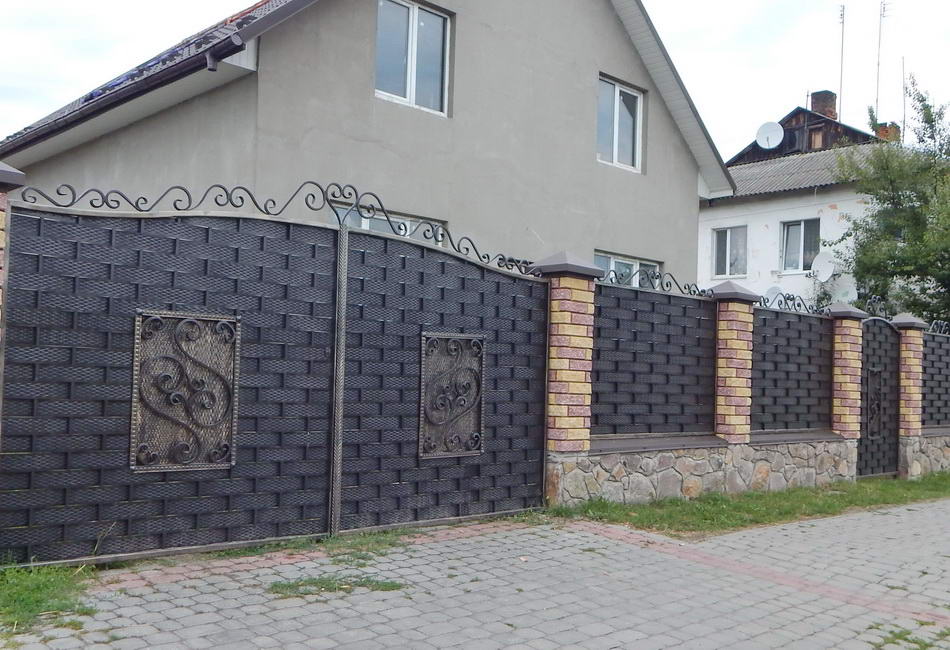 Кованые ворота Вышгород