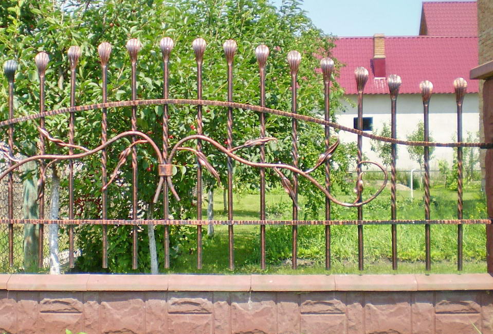 Кованый забор Канев