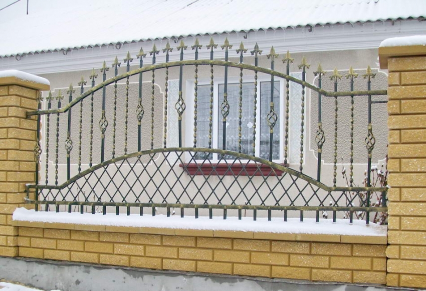 Виготовлення кованих парканів - марка виробу Аеліта